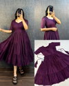 Tew Kf-P2 Cotton Fancy Midi Lair Dress Suppliers In India